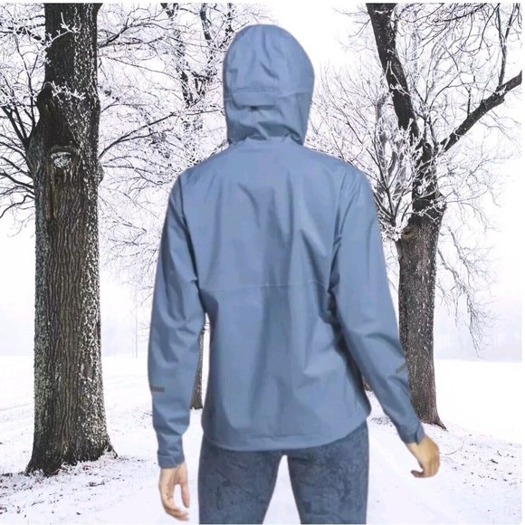 Adidas Terrex Multi Rain.rdy 2.5-Layer Rain Jacket - Steel - Women's Size XL NEW - Picture 6 of 12